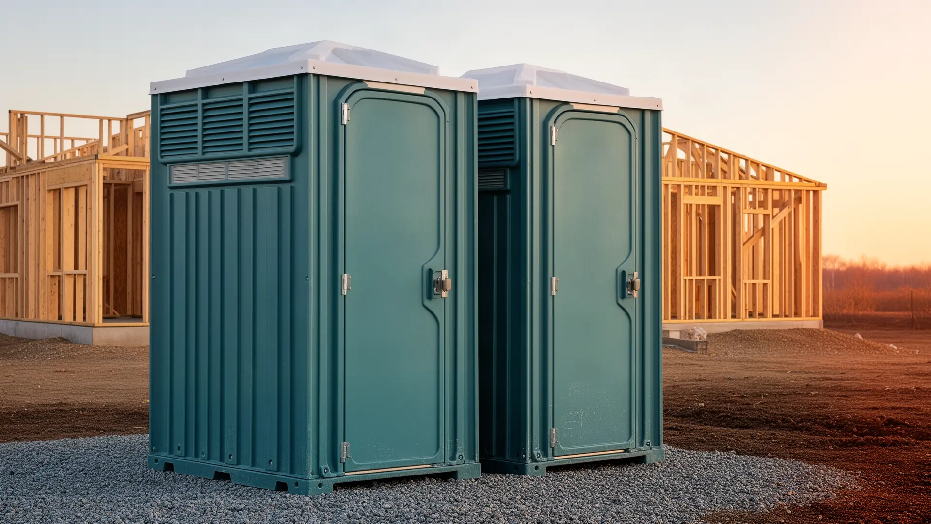 Clean porta potty unit from Hurst Bros Portable Toilet Rental in Tampa, FL